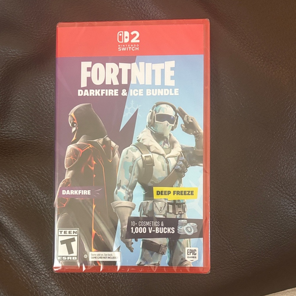 Nintendo Switch Fortnite Darkfire & Ice Bundle - Red and Purple